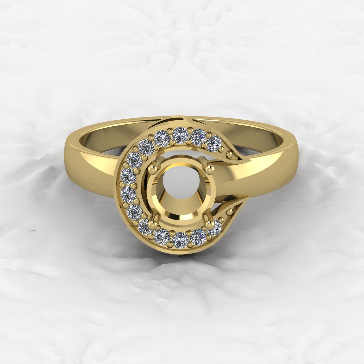 Solid 925 Sterling Silver Halo Oval Diamond Filigree Semi Mount Blank Setting Ring Good Ashes & Resin Work Breastmilk Jewelry