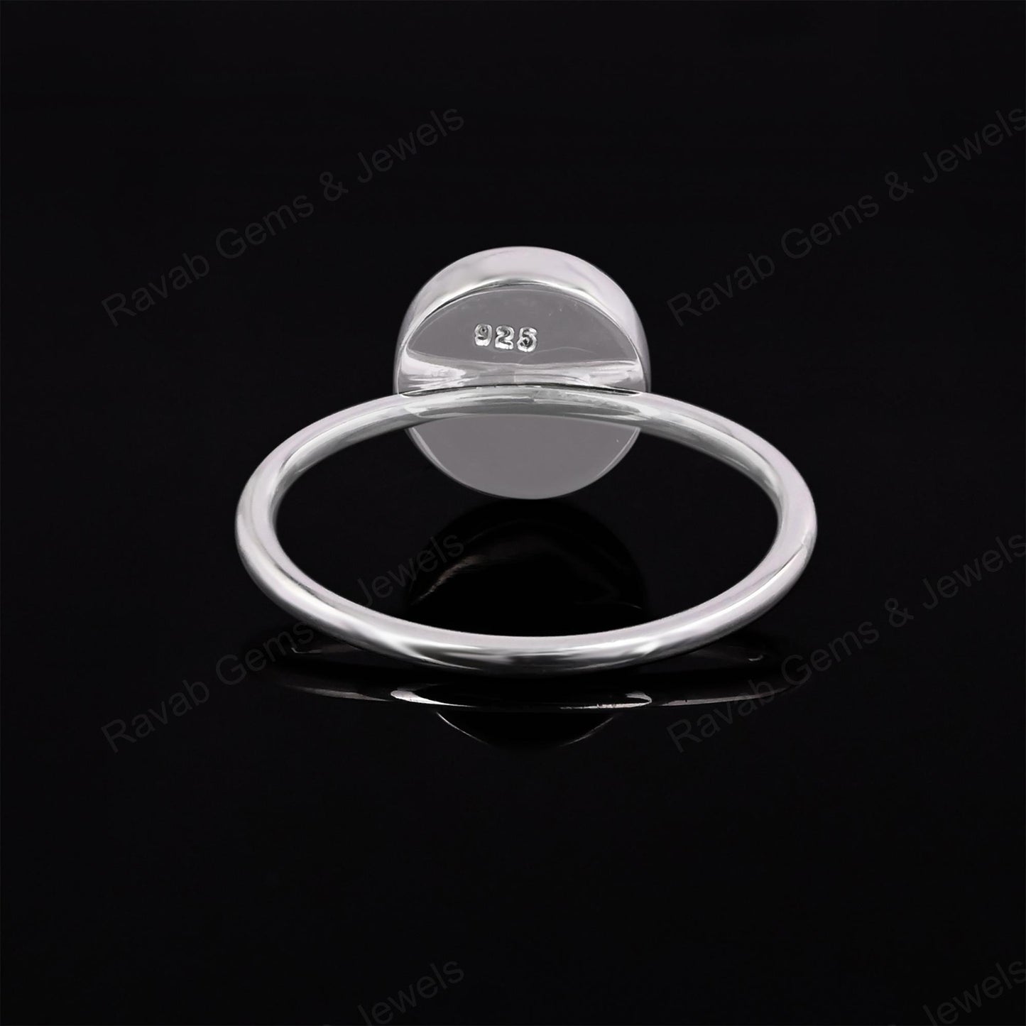 925 Sterling Silver Round Blank Setting 10mm Semi-Mount Blank Setting Ring Good For Resin & Ashes Work Women Keepsake Jewelry