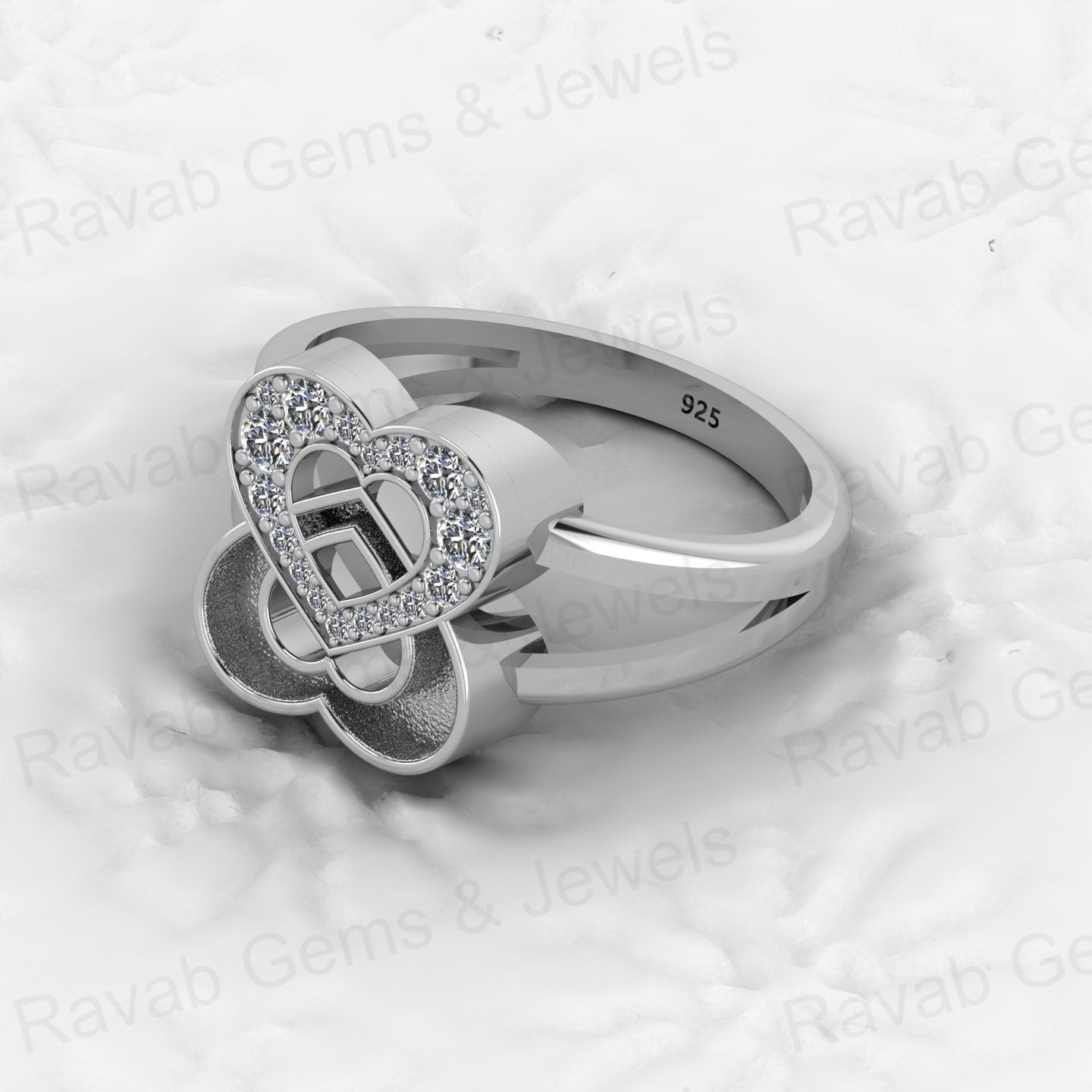 Top Quality Solid 925 Sterling Silver 18k Gold Filled Semi Mount Ring Good for Ashes & Resin Work Breastmilk Keepsake Jewelry