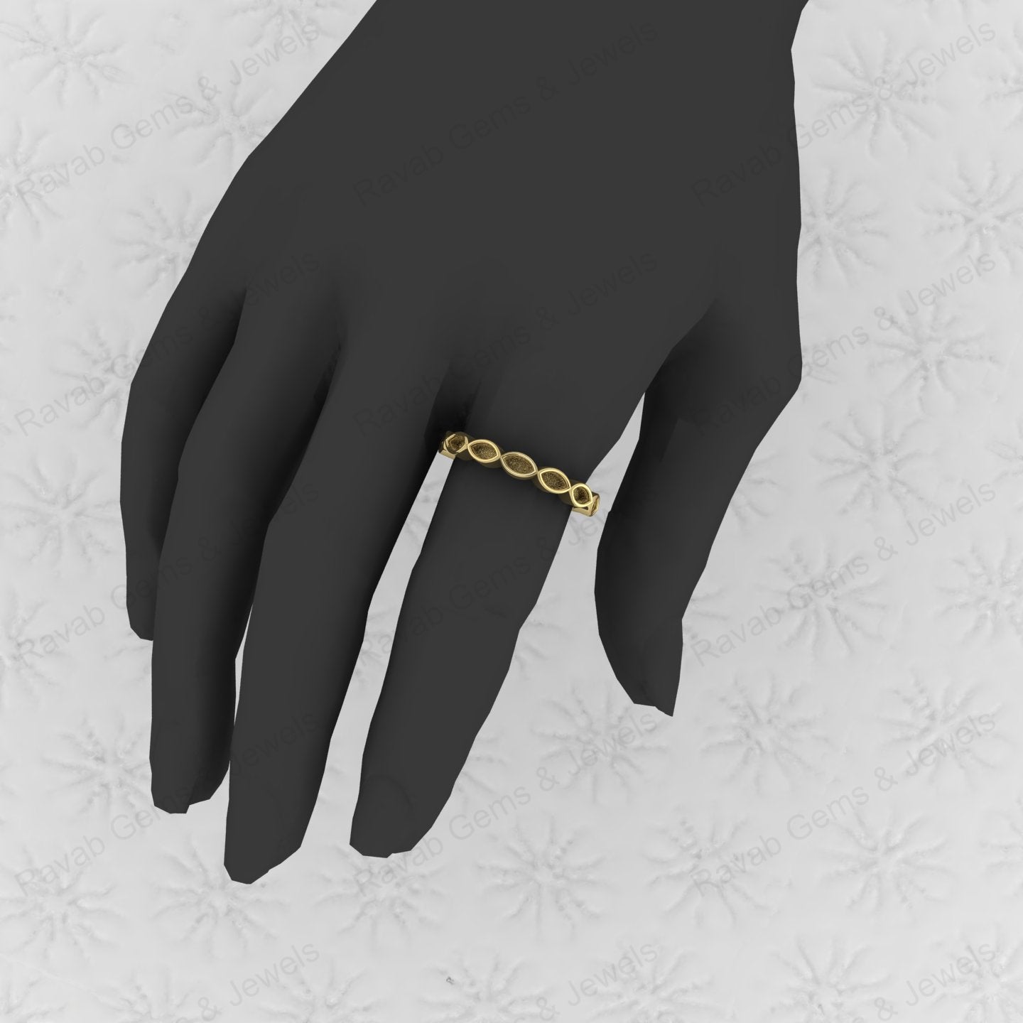 Best Quality Genuine 925 Sterling Silver 2x4mm Marquise Semi Mount Blank Setting Ring for Breastmilk & Keepsake Fine Jewelry