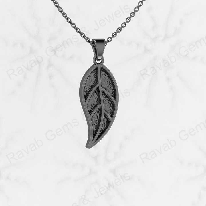 925 Sterling Silver Semi Mount Blank Charm Pendant Leaf Design Nature Lover Good Ashes Resin Work Jewelry Findings Components