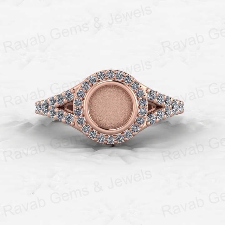 Genuine Solid 925 Sterling Silver 6mm Round Circle Semi Mount Blank Setting Ring Good for Ashes & Resin Work Breastmilk Jewelry