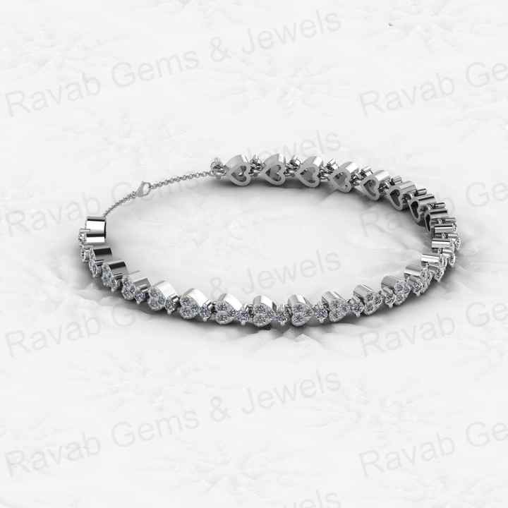 Top Selling Solid 925 Sterling Silver 18k Gold Plated Attractive Designer Bangle Link Chain 7.5 Inch Bracelet for Women Jewelry