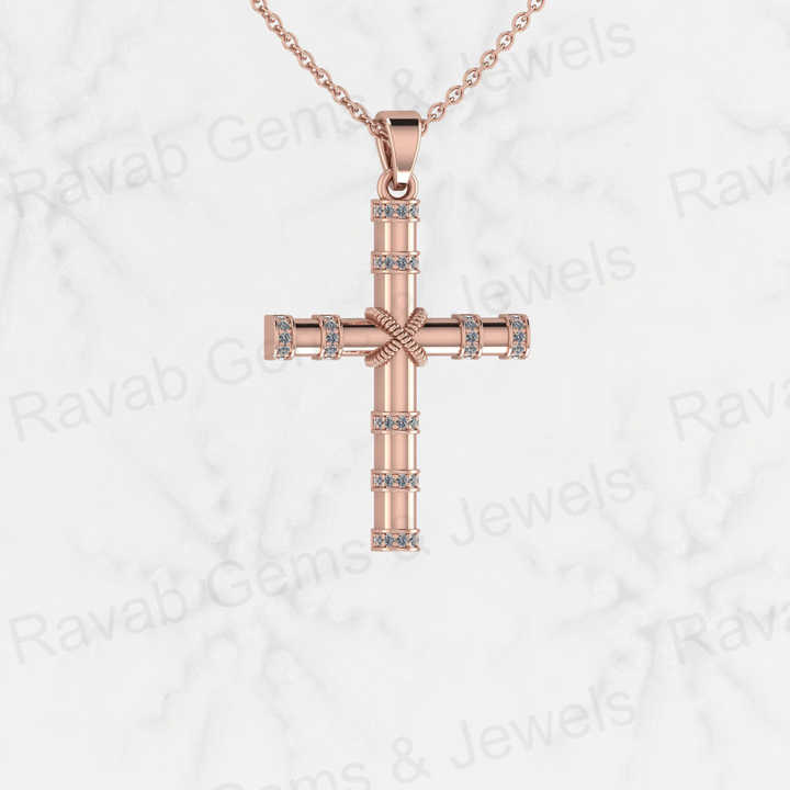High Quality Handmade 925 Sterling Silver Holy Cross Bow Designer Pendant 21x28mm Ethnic Handmade Jewelry for Unisex