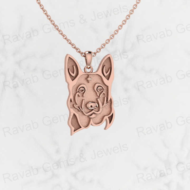 Best Selling 925 Silver 25mm German Shepherd Dog Blank Charm Pendant Setting for Resin & Ashes Work Keepsake Breastmilk Jewelry