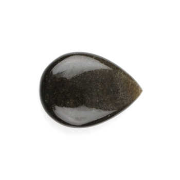 Top Selling 16x22mm Natural Black Obsidian Briolette Palm Smooth Polished Loose Gemstones for Jewelry Making Excellent Quality