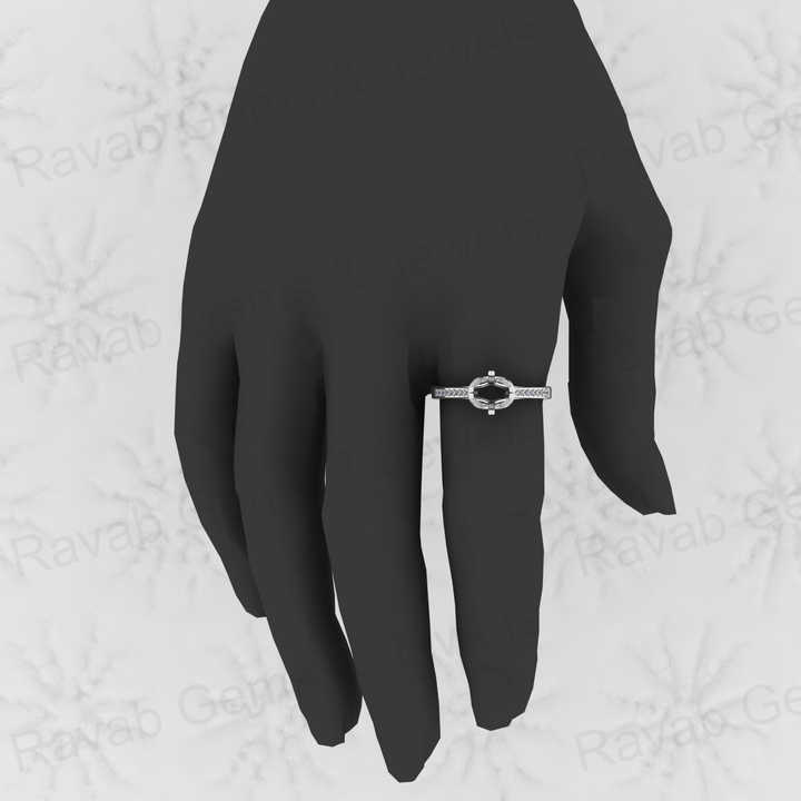 Top Quality Solid 925 Sterling Silver Clad Shank Semi Mount Blank Setting Ring Good for Ashes & Resin Work Breastmilk Jewelry