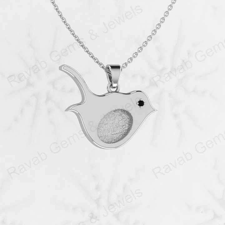 Best Quality 925 Sterling Silver Sparrow Pendant Charm Semi Mount Blank Setting Pendant Good for Ashes & Resin Work Keepsake