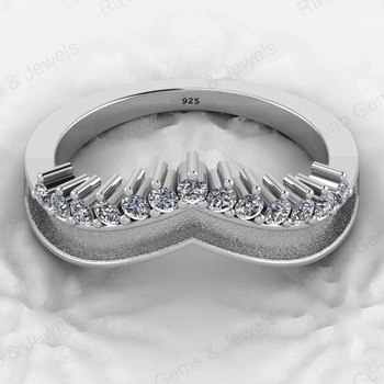 925 Sterling Silver Semi Mount Ring High Quality Princess Crown Design Resin Ashes Cremations Jewelry Findings Work Jewelry