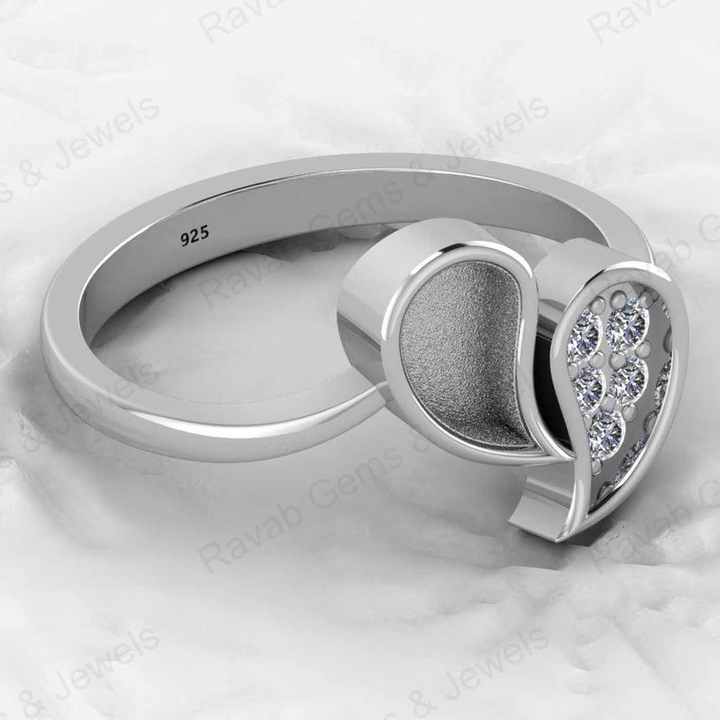 Top Arrival 925 Sterling Silver Quotation Mark Semi Mount Band Ring Good for Resin & Ashes Work Keepsake Breastmilk Jewelry