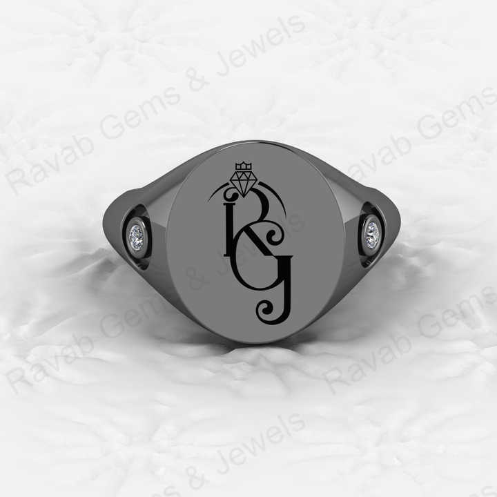 Best Selling Men's Personalized 925 Sterling Silver Signet Ring Custom Name Logo Engraved Diamond Stone for Wedding Fine Jewelry