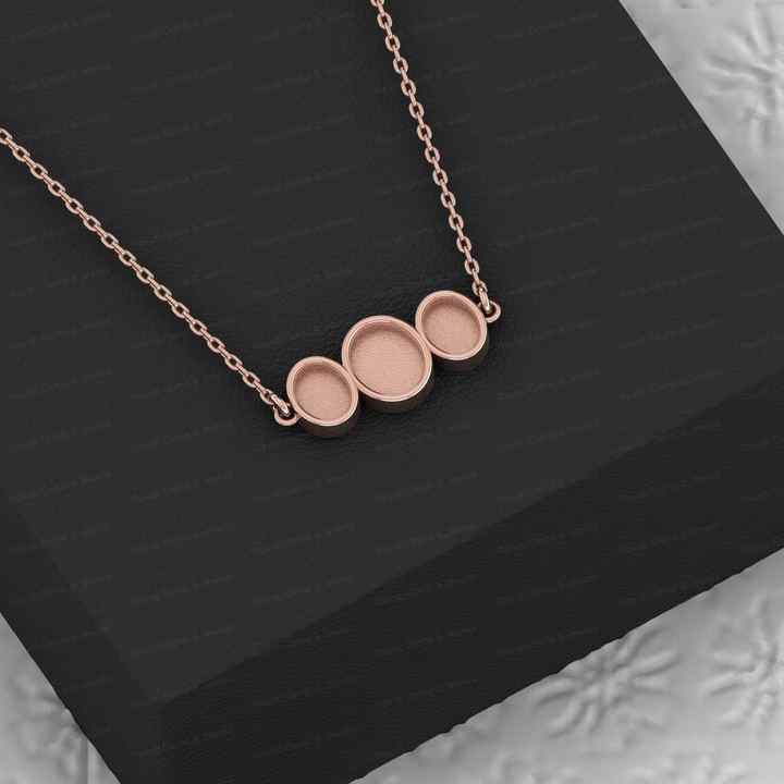 925 Sterling Silver 3 Oval Blank Bezel Cup Semi Mount Charm Pendant Setting for Good For Resin Ashes Work Breastmilk DIY Jewelry