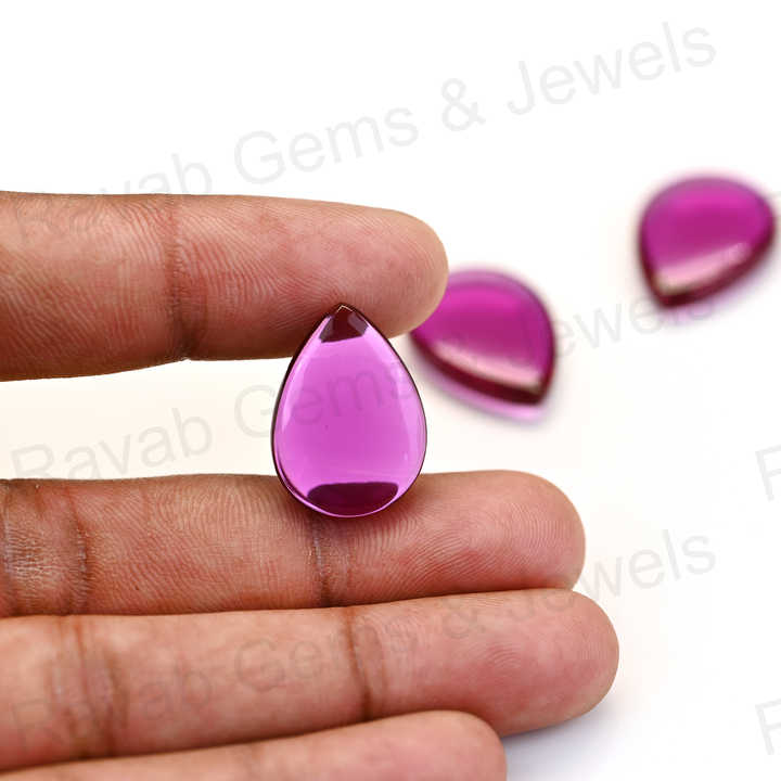 Top Rare Quality 16X22mm Pink Tourmaline Quartz Hydro Hand Polish Tear Drop Gemstone for Making 14k Gold Handmade Fine Jewelry