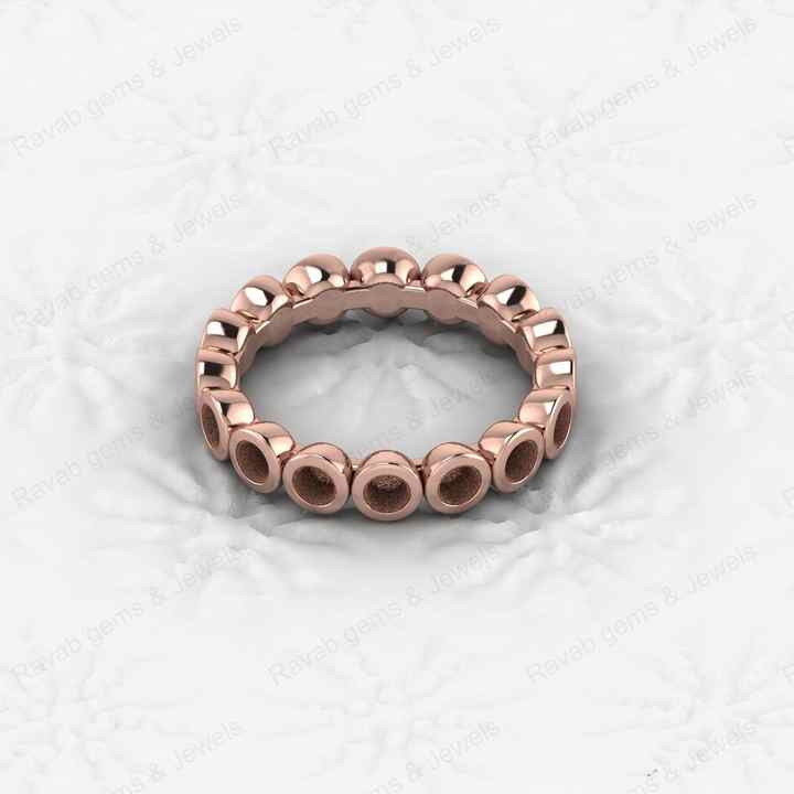 Top Quality 925 Sterling Silver 3mm Minimalist Round Semi Mount Blank Setting Ring Good for Resin & Ashes Work Keepsake Jewelry