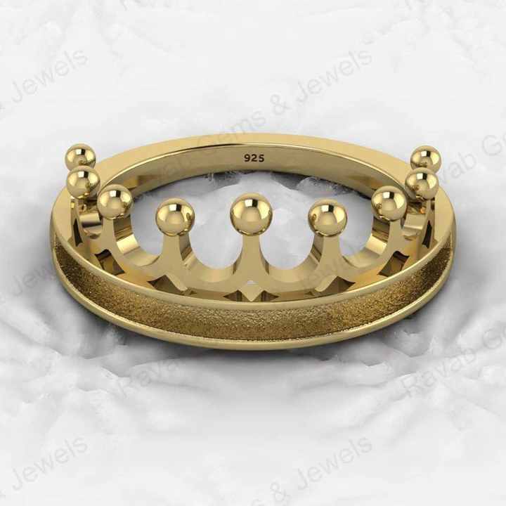 925 Silver Princess Crown Semi Mount Blank Bezel Setting Channel Ring Good for Ashes & Resin Work Keepsake Breastmilk Jewelry