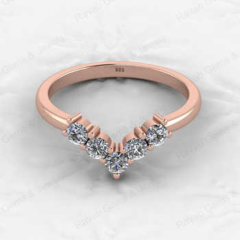Valentine Sale 925 Sterling Solid Silver 3mm Zircon Brilliant Cut Princess Crown Ring for Women Fine Jewelry for Weddings