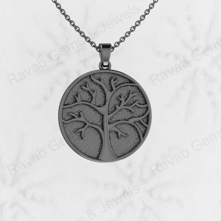 Genuine 925 Sterling Silver Life of Tree 25mm Semi Mount Blank Setting Charm Pendant Good for Ashes & Resin Work Breastmilk