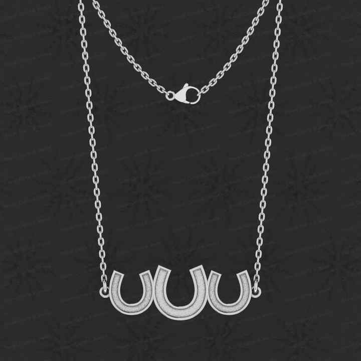 Top Quality 925 Horse Shoe Collet Bezel Cup Semi Mount Charm Pendant Necklace Setting Valentine Jewelry Findings Components
