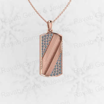 Solid 925 Sterling Silver Men's Fine Jewelry White CZ Sturdy Personalized Vertical Bar Pendant Resin Jewelry Findings Components