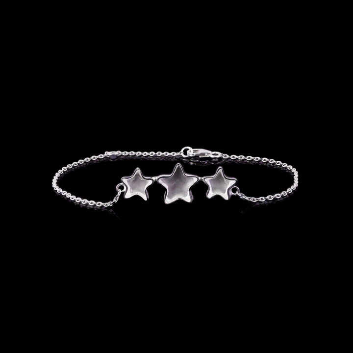 Top Quality Solid 925 Sterling Silver Star & Kite Charm Bracelet Good For Ashes & Resin Work Keepsake Breastmilk Fine Jewelry