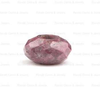 Christmas Sale 14x8mm Natural Indian Pink Ruby Rondelle Shape Gemstone Beads Polished Loose Gemstones for Jewelry Making