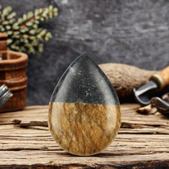 New Arrival High Polish Natural Picasso Jasper Pear Shape 16x22mm for Jewelry Making and Healing Smooth Briolette Loose Gemstone