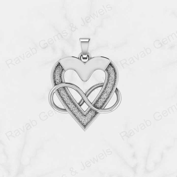 Superb 925 Sterling Silver Heart Charm Semi Mount Blank Setting Pendant Good for Ashes & Resin Work Breastmilk DIY Jewelry