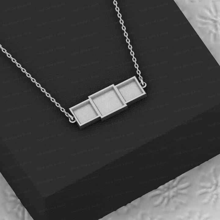 Awesome 925 Silver Semi Mount Charm Pendant Setting 10mm 8mm Square Bezel Cup Chain Resin Ashes Work Jewelry Findings Components