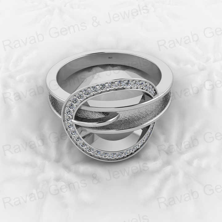 Genuine 925 Solid Sterling Silver 3mm Round Semi Mount Blank Setting Swirl Ring for Breastmilk & Keepsake Resin Ceramic Jewelry