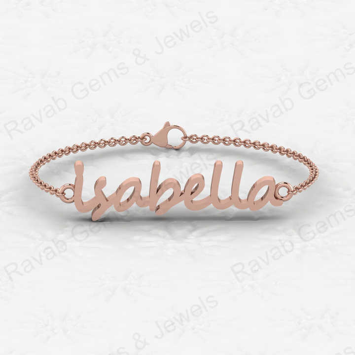 Top Selling Latest Design Handmade 925 Sterling Silver Custom Name Chain Minimalist Bracelet Personalized Fine Jewelry for Her