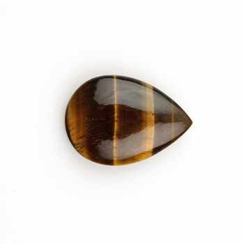 Top Quality 16x22mm Pear Shaped Natural Brown Yellow Tiger Eye Briolette Loose Gemstone Jewelry Making Calibrated Size Polished