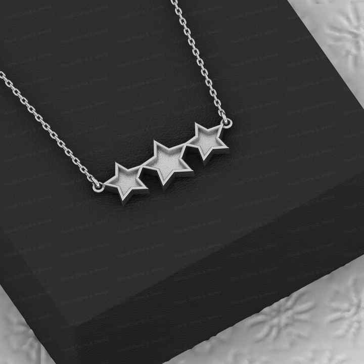 Valentine 925 Silver Star Shape Collet Cup Blank Semi Mount Charm Pendant Necklace Setting Resin & Ashes Work Jewelry Findings