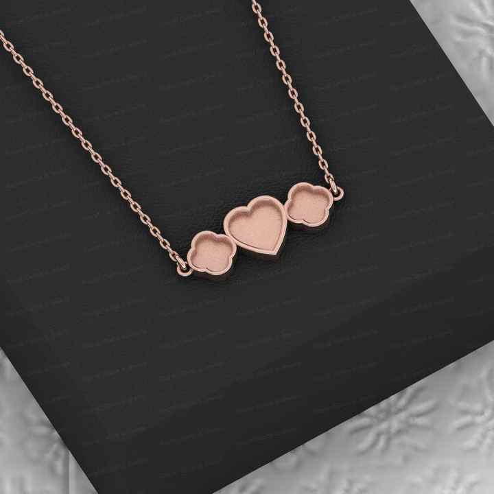 Superb 925 Silver Semi Mount Charm Pendant Setting Heart Clover Bezel Cup Chain Resin Ashes Work Jewelry Findings Components