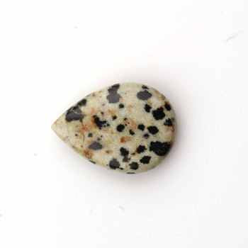 High Quality Smooth Pear Shape Dalmatian Jasper 16x22mm Briolette Low Price Loose Gemstone for Jewelry Making Direct Supplier