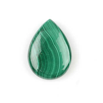 High Quality 16x22mm Natural Polished Green Malachite Quartz Healing Smooth Pear Shape Briolette Calibrated Loose Gemstones for