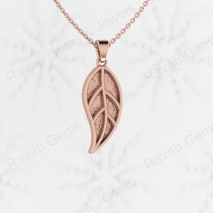 925 Sterling Silver Semi Mount Blank Charm Pendant Leaf Design Nature Lover Good Ashes Resin Work Jewelry Findings Components