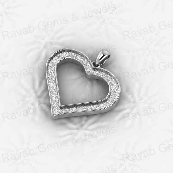 Genuine 925 Sterling Silver Semi Mounts Heart Charm Pendant with Resin Breastmilk Ashes Memorial Jewelry Findings Components