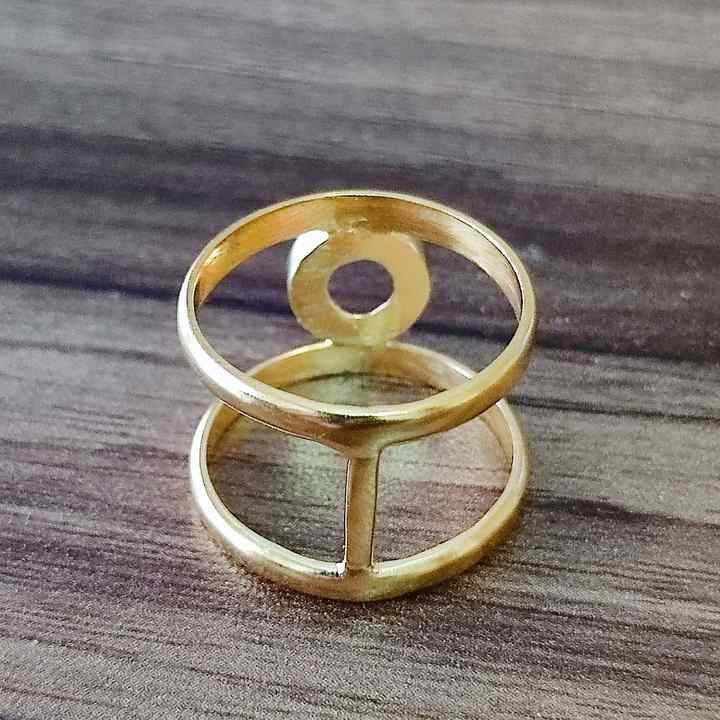Solid 925 Sterling Silver 7mm Round Double Band Wheel Design Blank Setting Semi-Mount 18k Gold Plated Fine Handmade Ring