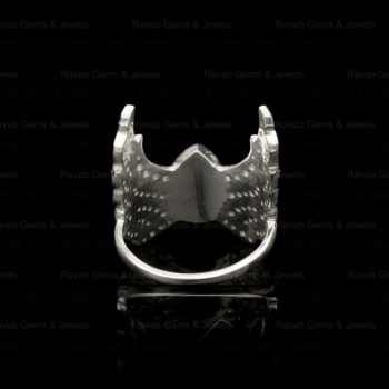 Best Quality Sterling Silver Solid Angle Wings Zircon Semi Mount Ring Keepsake Breastmilk Jewelry Findings Bezel Setting Blank