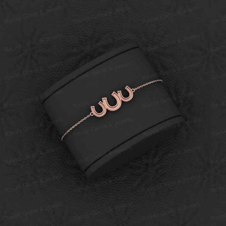 Valentine Sell Solid 925 Sterling Silver Horse Shoe Design Semi Mount Bracelet For Women Good for Resin & Ashes Breastmilk