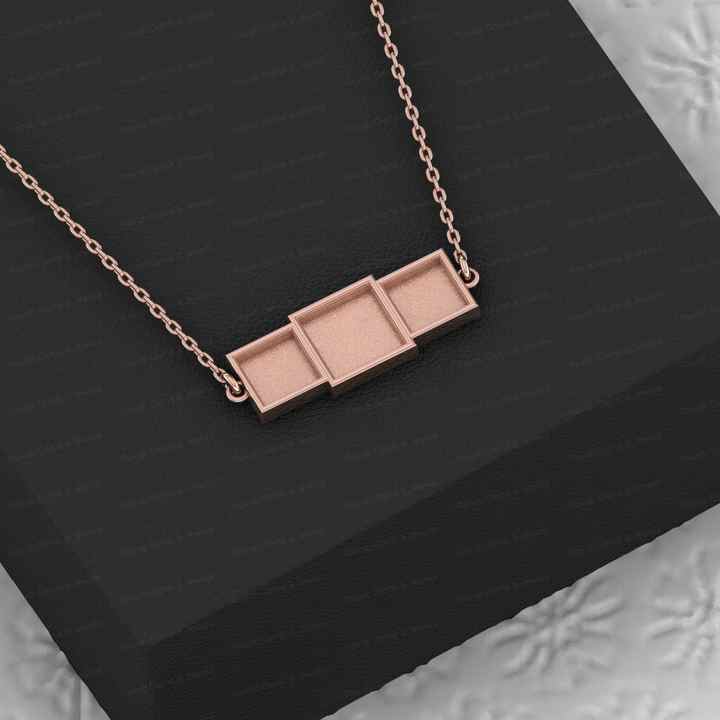 Awesome 925 Silver Semi Mount Charm Pendant Setting 10mm 8mm Square Bezel Cup Chain Resin Ashes Work Jewelry Findings Components