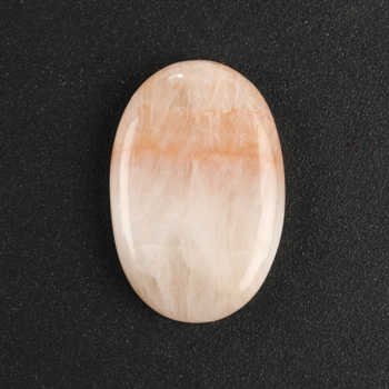 Best Selling 20x30mm Natural Pink Scolecite Flatback Cabochons High-Polished Quartz Gemstone Smooth Oval Shape Jewelry Making
