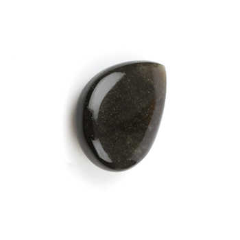 Top Selling 16x22mm Natural Black Obsidian Briolette Palm Smooth Polished Loose Gemstones for Jewelry Making Excellent Quality