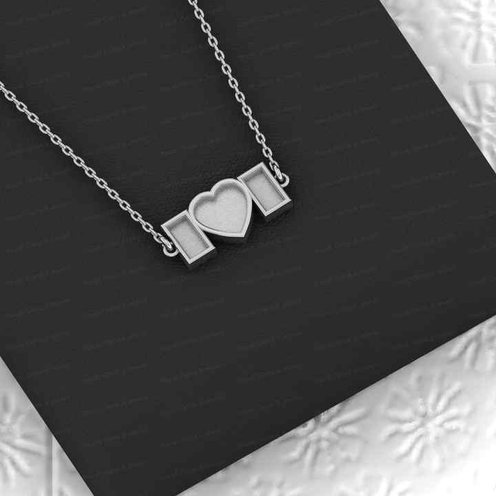 Best Sell 925 Silver Rectangle Heart Semi Mount Charm Pendant Blank Bezel Cup Resin Ashes Breastmilk Jewelry Findings Components