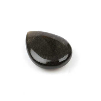 Top Selling 16x22mm Natural Black Obsidian Briolette Palm Smooth Polished Loose Gemstones for Jewelry Making Excellent Quality