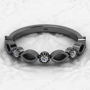 Genuine 925 Sterling Silver 2x4mm Marquise Semi Mount Ring Good Resin Ashes Work Keepsake Jewelry Findings
