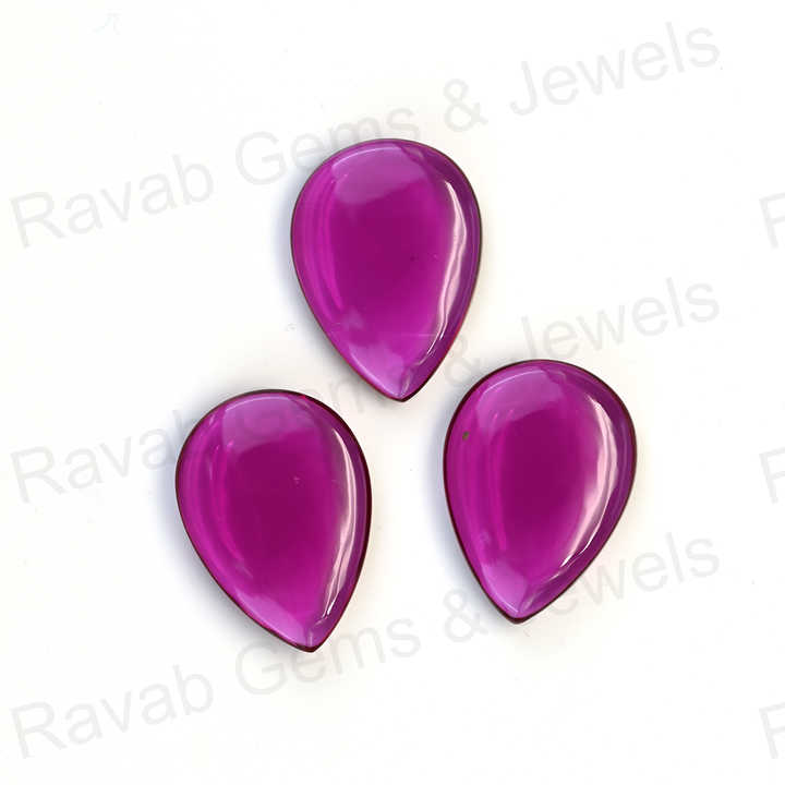 Top Rare Quality 16X22mm Pink Tourmaline Quartz Hydro Hand Polish Tear Drop Gemstone for Making 14k Gold Handmade Fine Jewelry