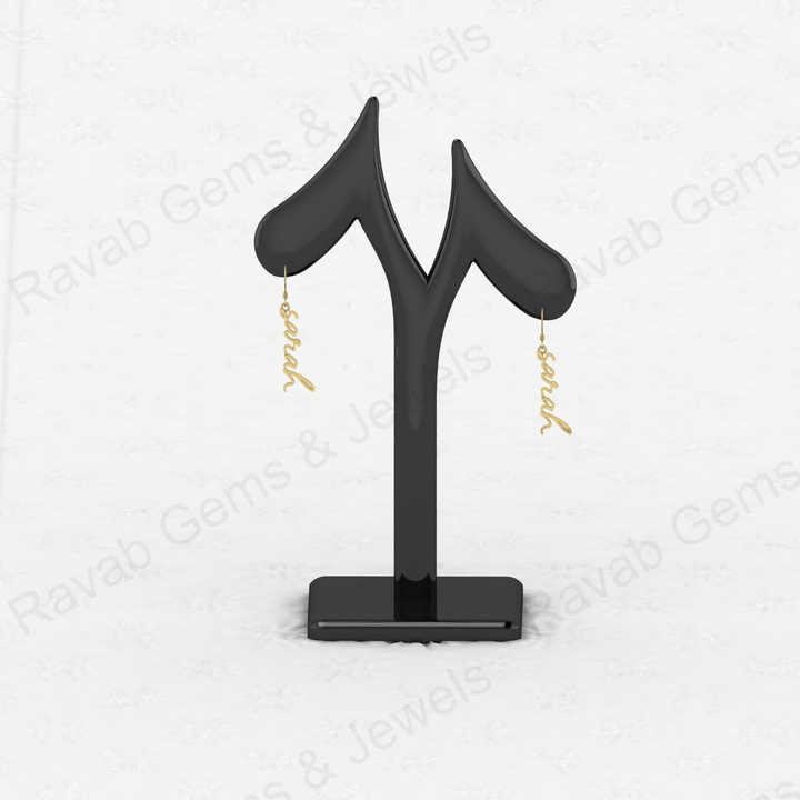 Top Quality Solid 925 Sterling Silver Custom Name Personalized Your Own Fine Earrings Women Minimalist Jewelry