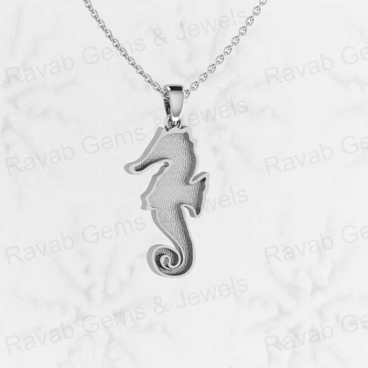Best Quality 925 Sterling Silver 31mm Seahorse Semi Mounting Blank Charm Pendant Setting Resin Ashes Work DIY Jewelry Findings