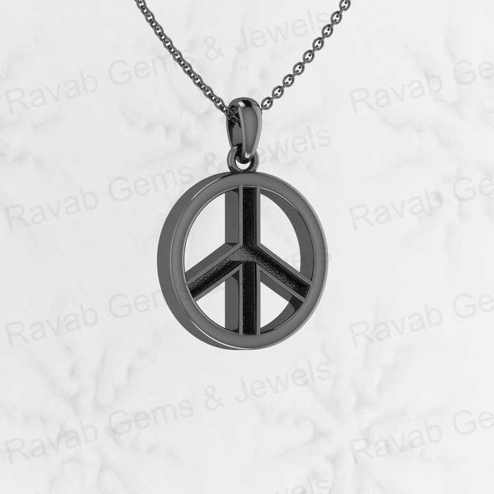 Top Quality 925 Sterling Silver 30mm Peace Sign Blank Bezel Semi Mount Charm Pendant for Resin & Ashes Work Jewelry Findings